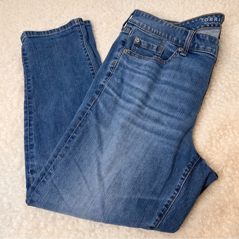 Torrid Perfect Boyfriend Ankle Vintage Stretch Jeans - Picture 3 of 9